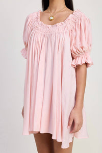 Emory Park - Mini Embroidery Short Puff Sleeve Dress