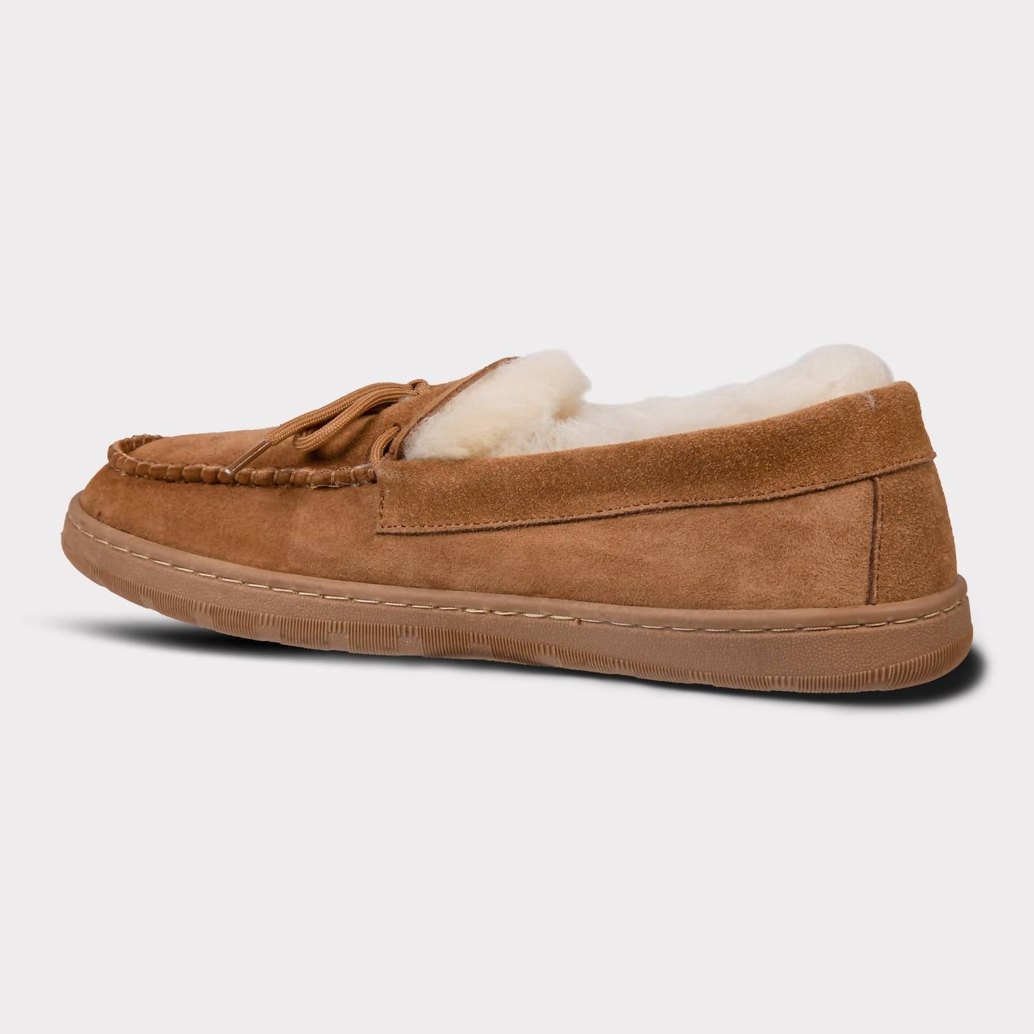 Lamo Men's Doubleface Sheepskin Moccasin in chestnut - men's loafer - view 4