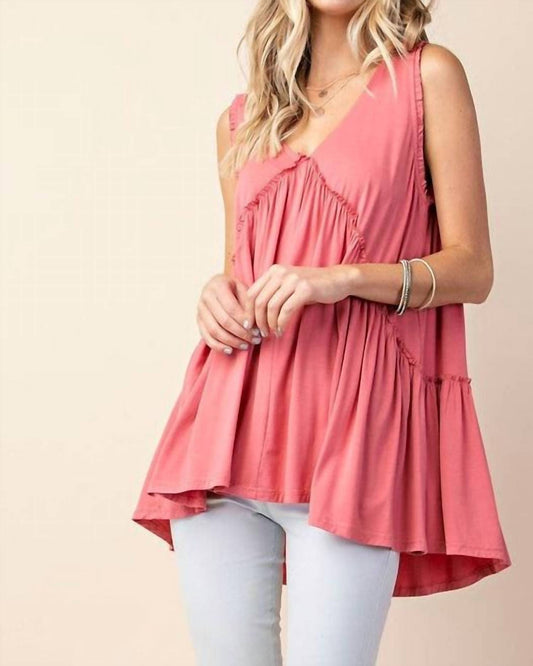 Kori - Frilly Swing Tank Top