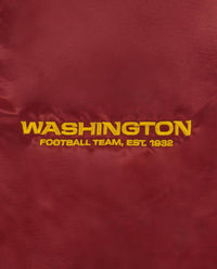 Starter - Men's Washington Commanders Varsity Satin Full-snap Starter Jacket