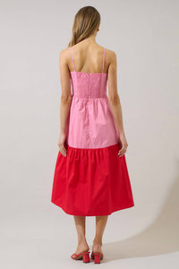 Sugarlips - Rebekah Color Block Midi Dress