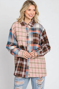 Geegee - Plaid Flannel Top