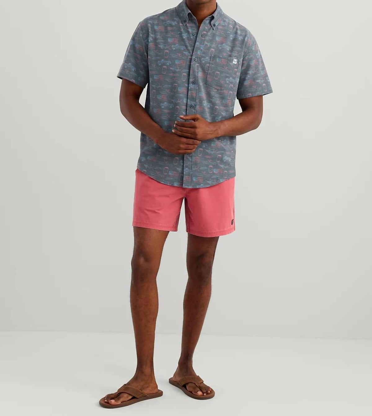 Huk - Kona Kc Printed Shirt