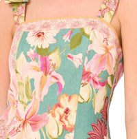 CeCe Sleeveless Square-neck Dress in tropic night - women's dress - view 4