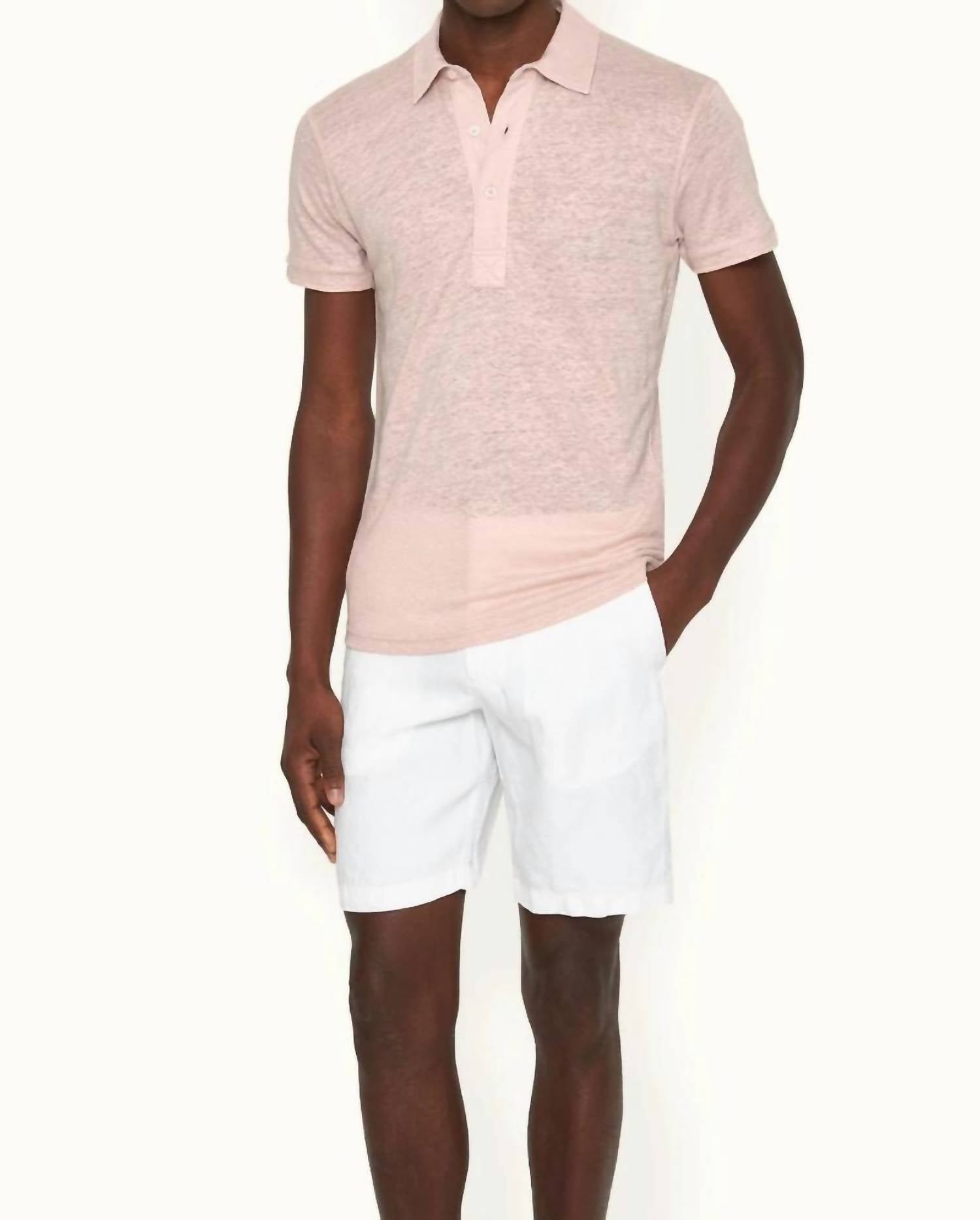 Orlebar Brown - Sebastian Linen Polo Shirt - Plus