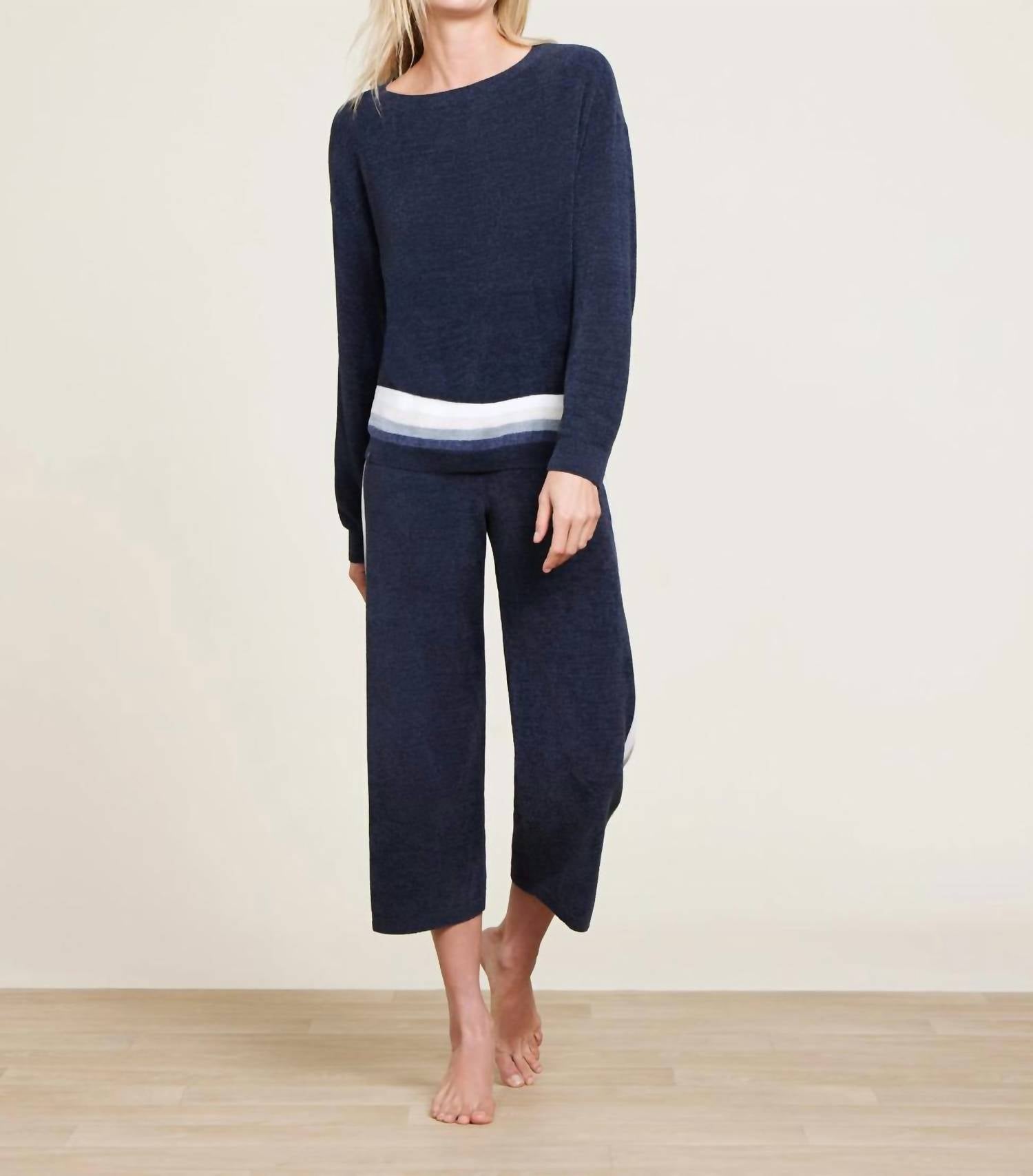 Barefoot Dreams - Cozychic Ultra Lite Stripe Wide Leg Pants