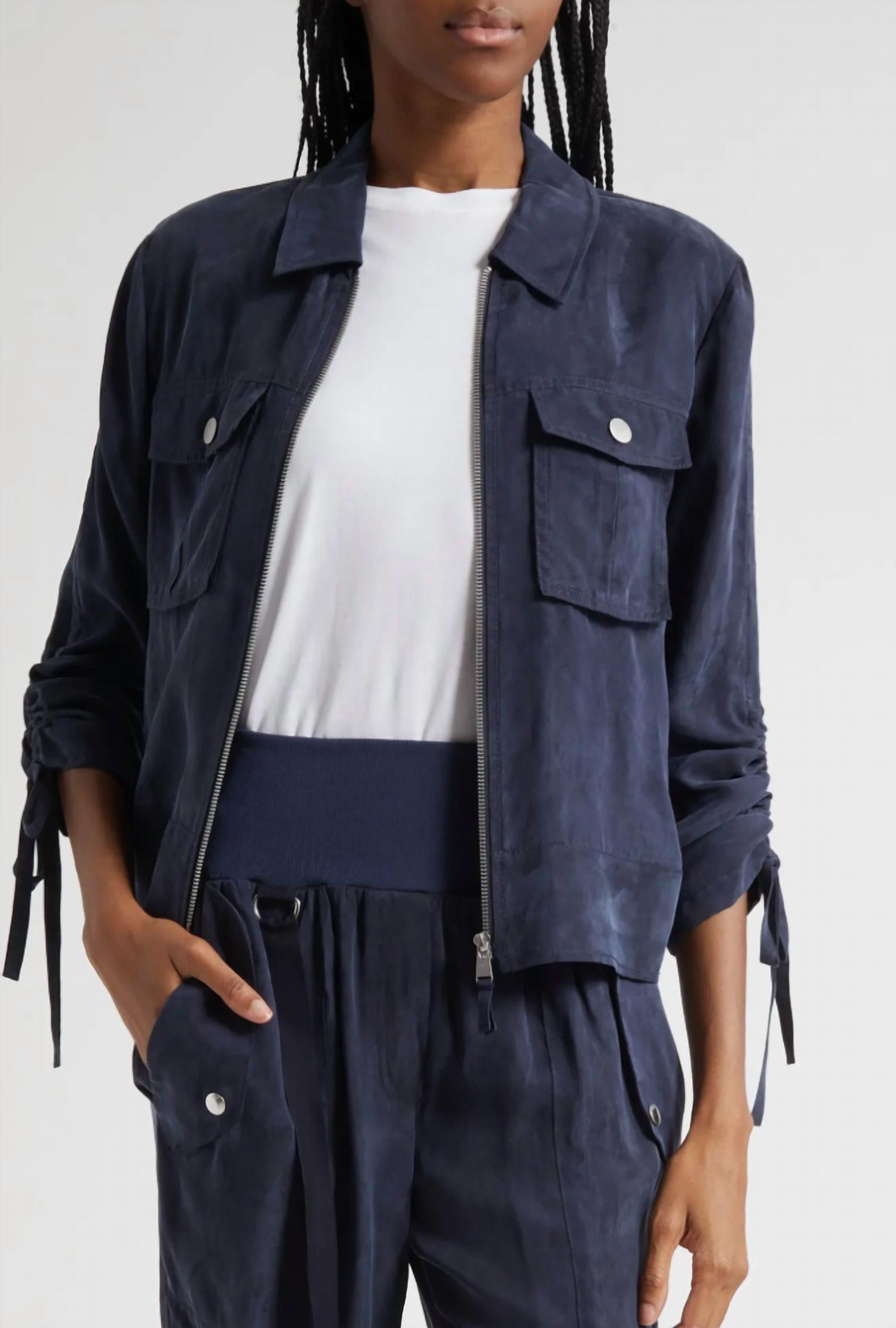 Cinq A Sept - Washed Twill Dale Jacket