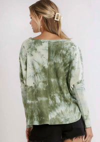 Umgee - Tie Dye Ribbed Top