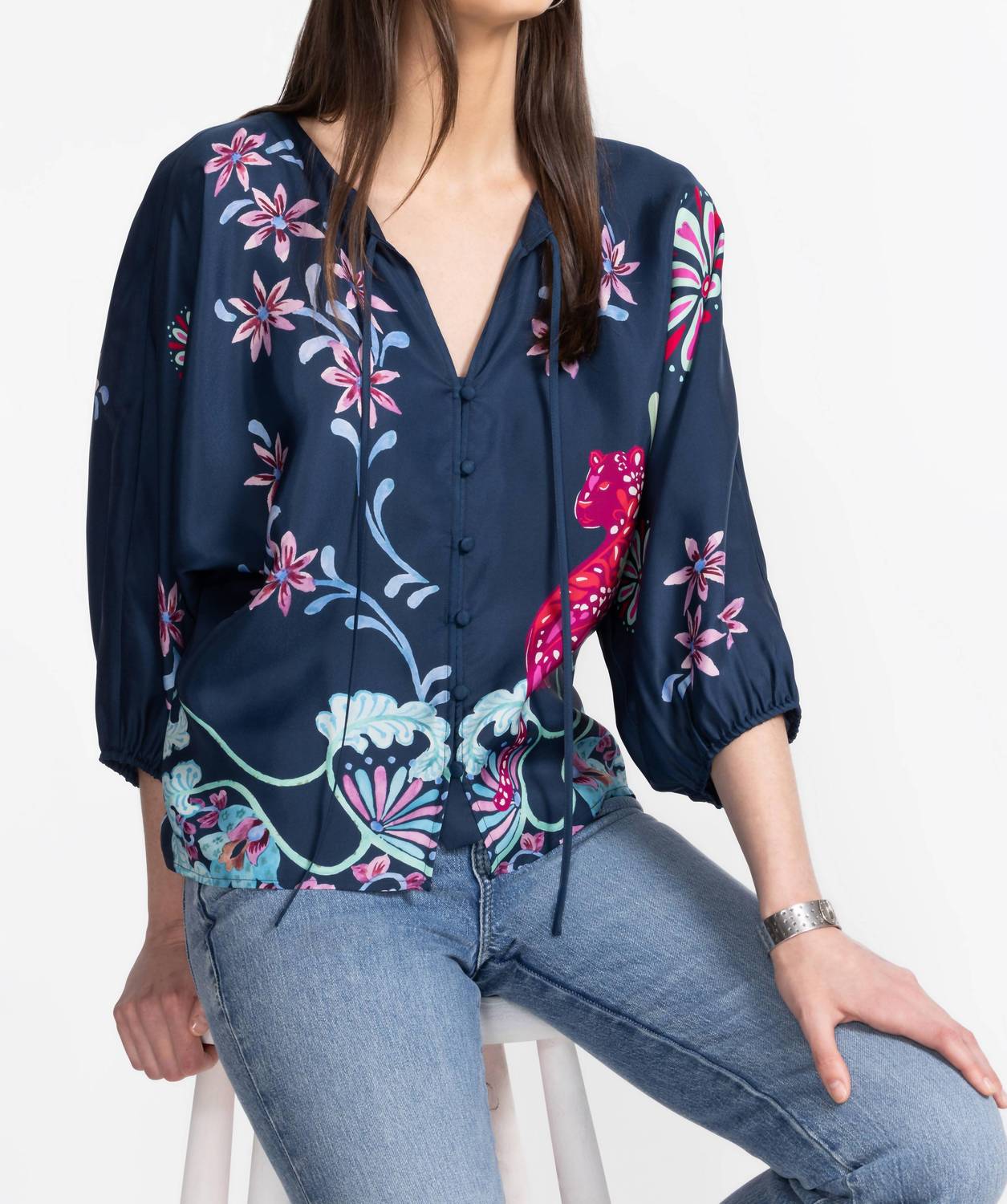 Johnny Was - HARLYN BUTTON FRONT BLOUSE