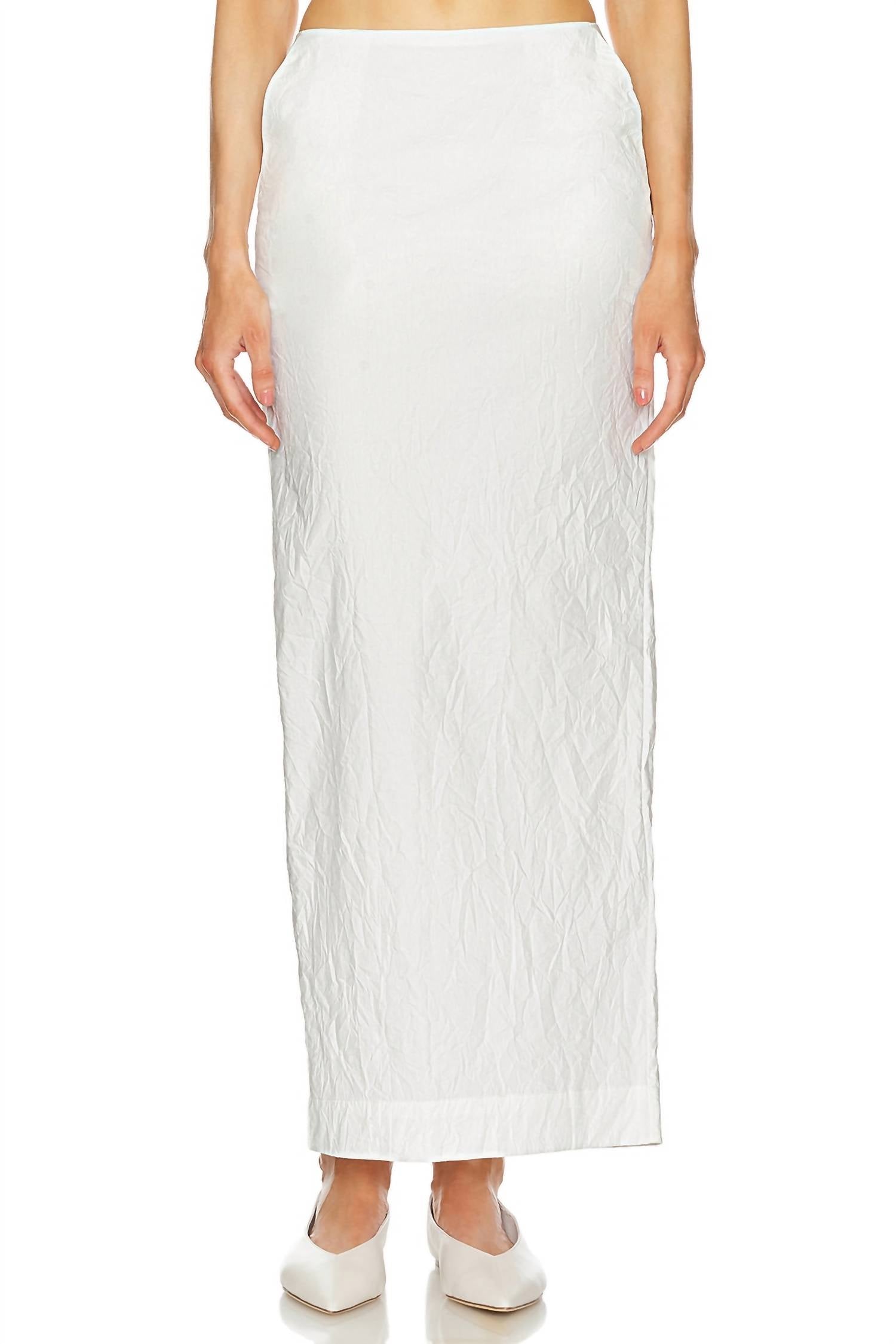 Helsa - Crinkle Maxi Skirt