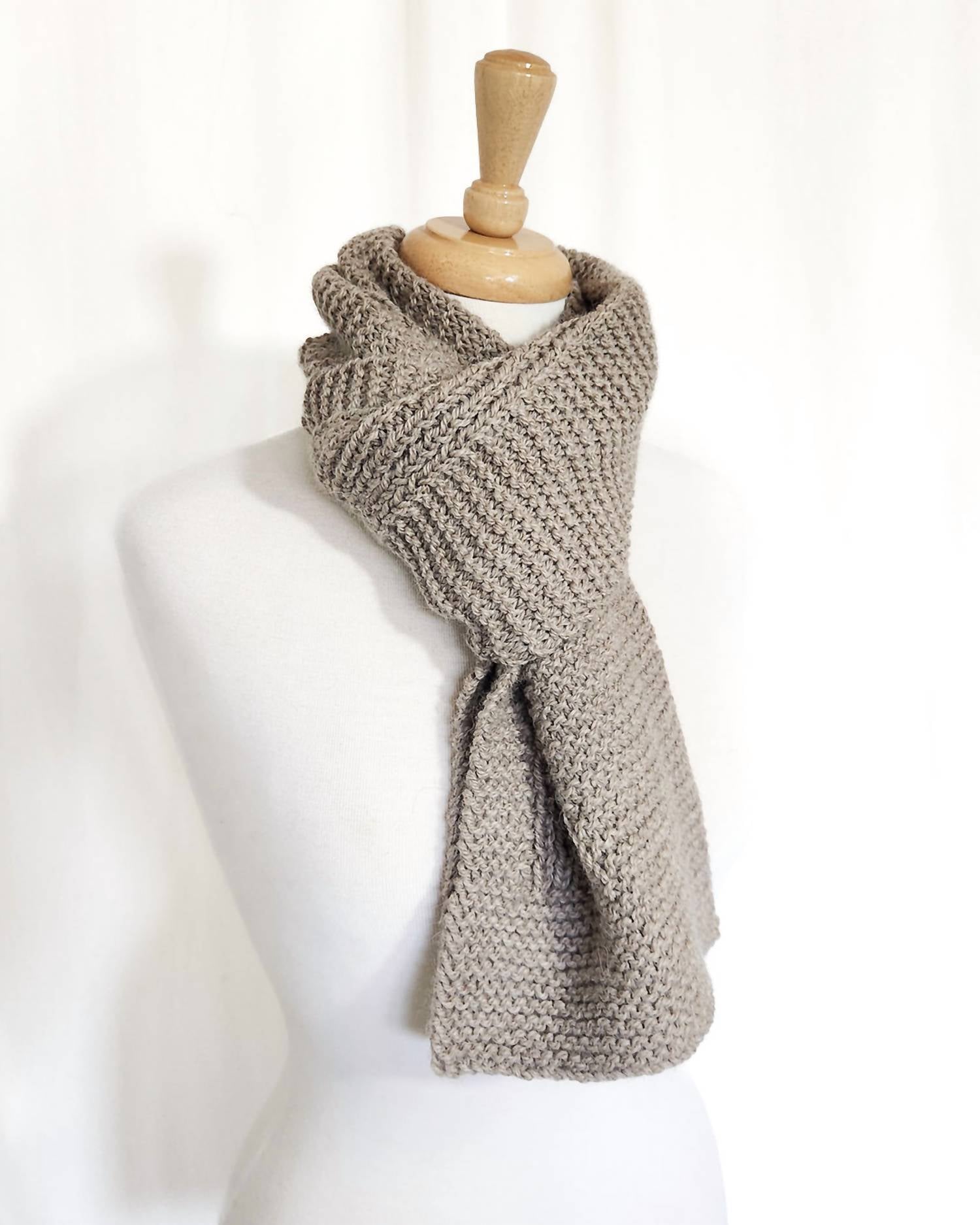 Grade & Gather - Women's Skinny Rib Scarf