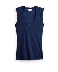 Velvet by Graham & Spencer Estina Sleeveless Tank Top in midnight - women's tank top - view 4