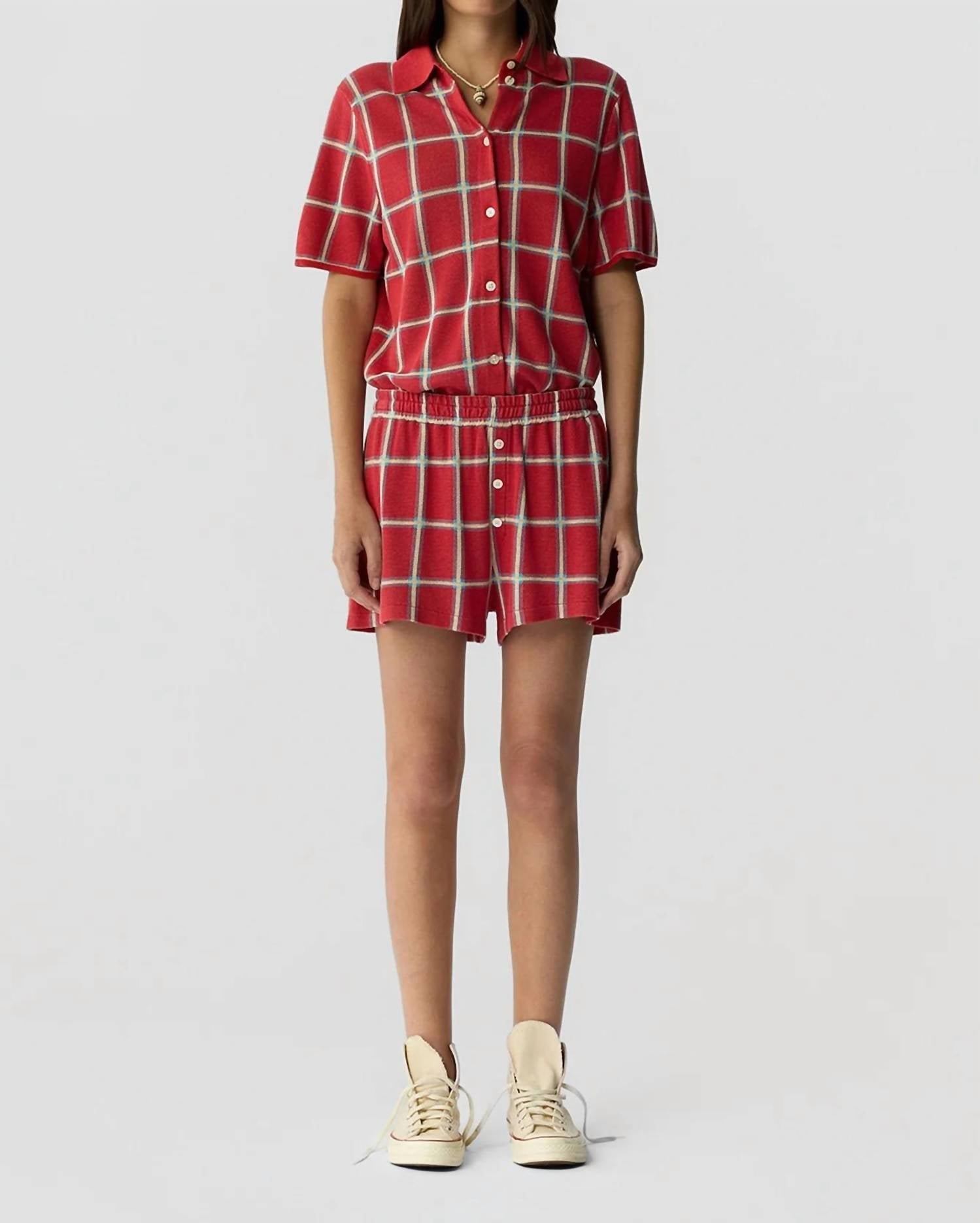Guest In Residence - Picnic Plaid Shirt