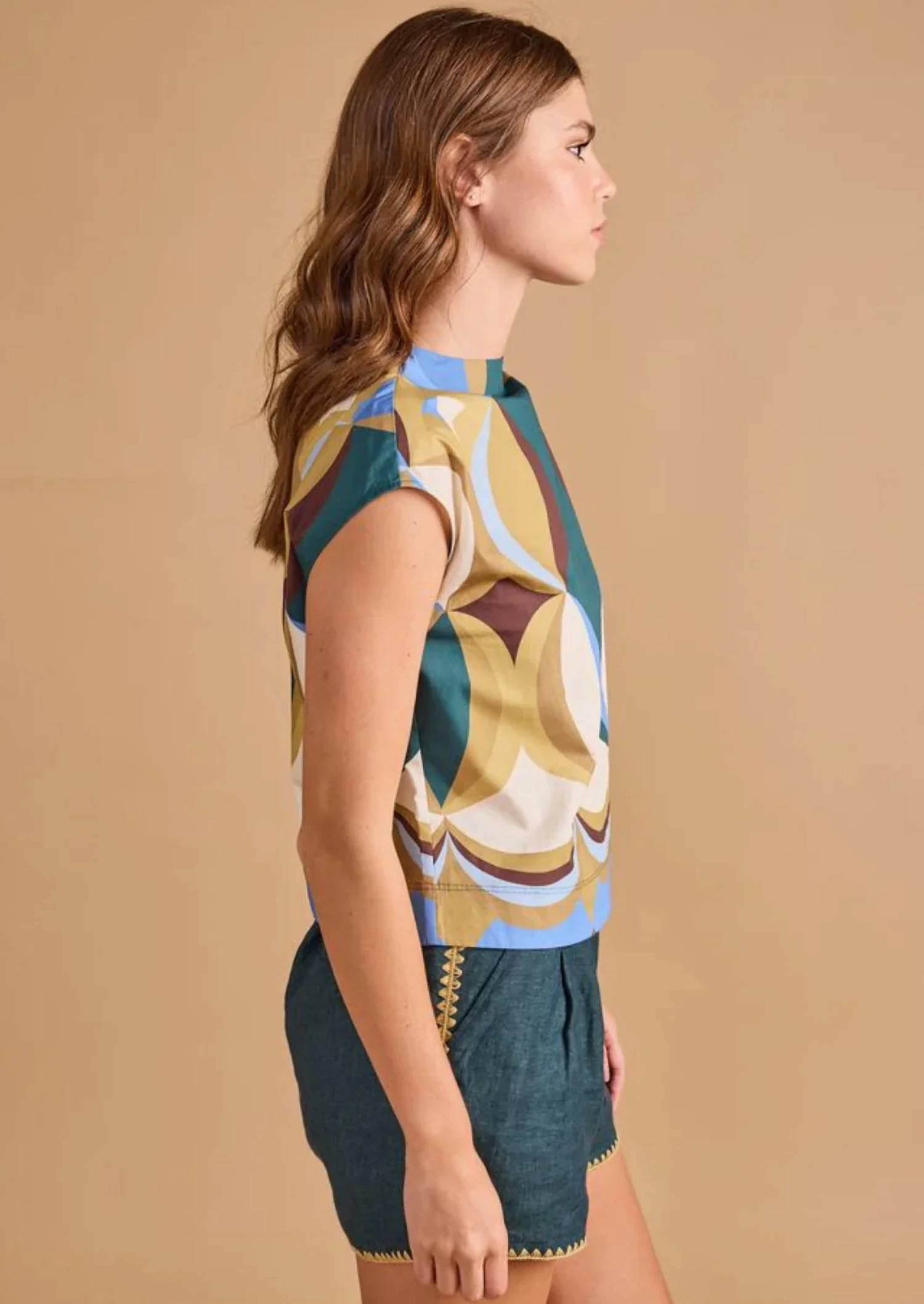 Thomas & Lourdes - Sadie Mock Neck Top