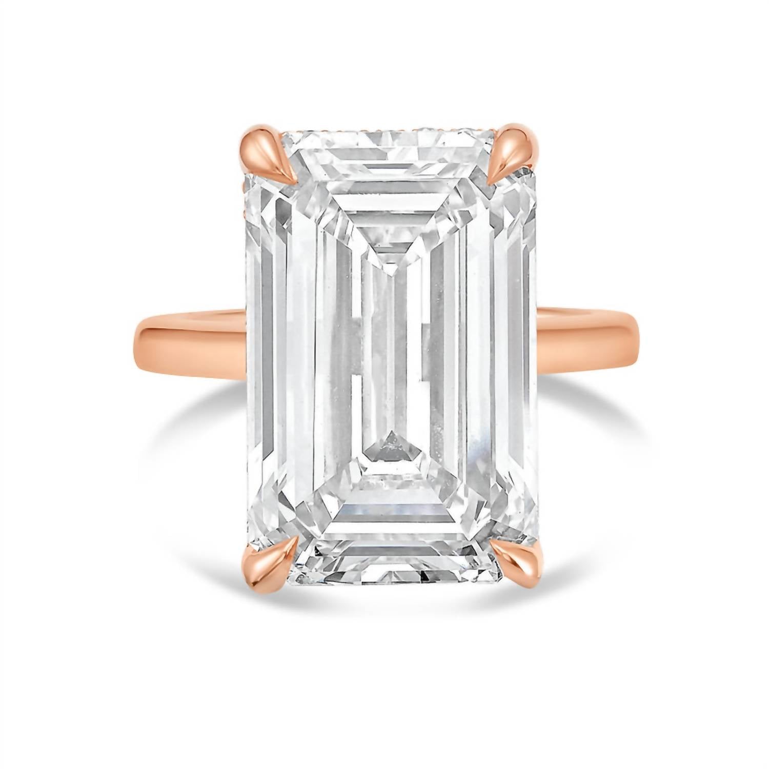 Diana M Jewels - Women's Emerald Lab-Grown Diamond Fashion Ring (10.00 Ct) - Bold