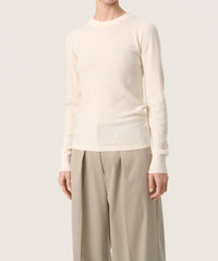 Soaked In Luxury - Spina Slim Fit Crew Neck Pullover Sweater