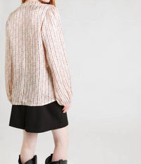 Summum - Printed Long Puffed Sleeves Blouse