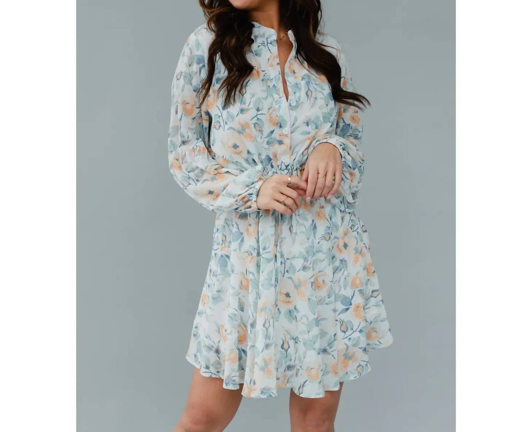 Panache Apparel - Floral Mini Dress