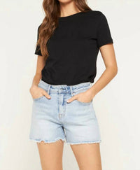 Mica Denim - Mica High Rise Denim Shorts