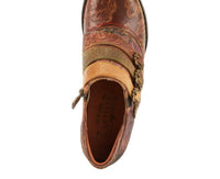SPRING STEP SHOES Women's Graphic Leather Boot in brown multi - women's shoe - alternate view