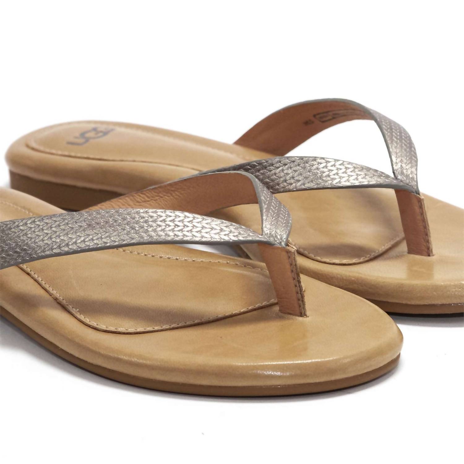 Ugg - Women's Allaria Ii Leather Flip Flops