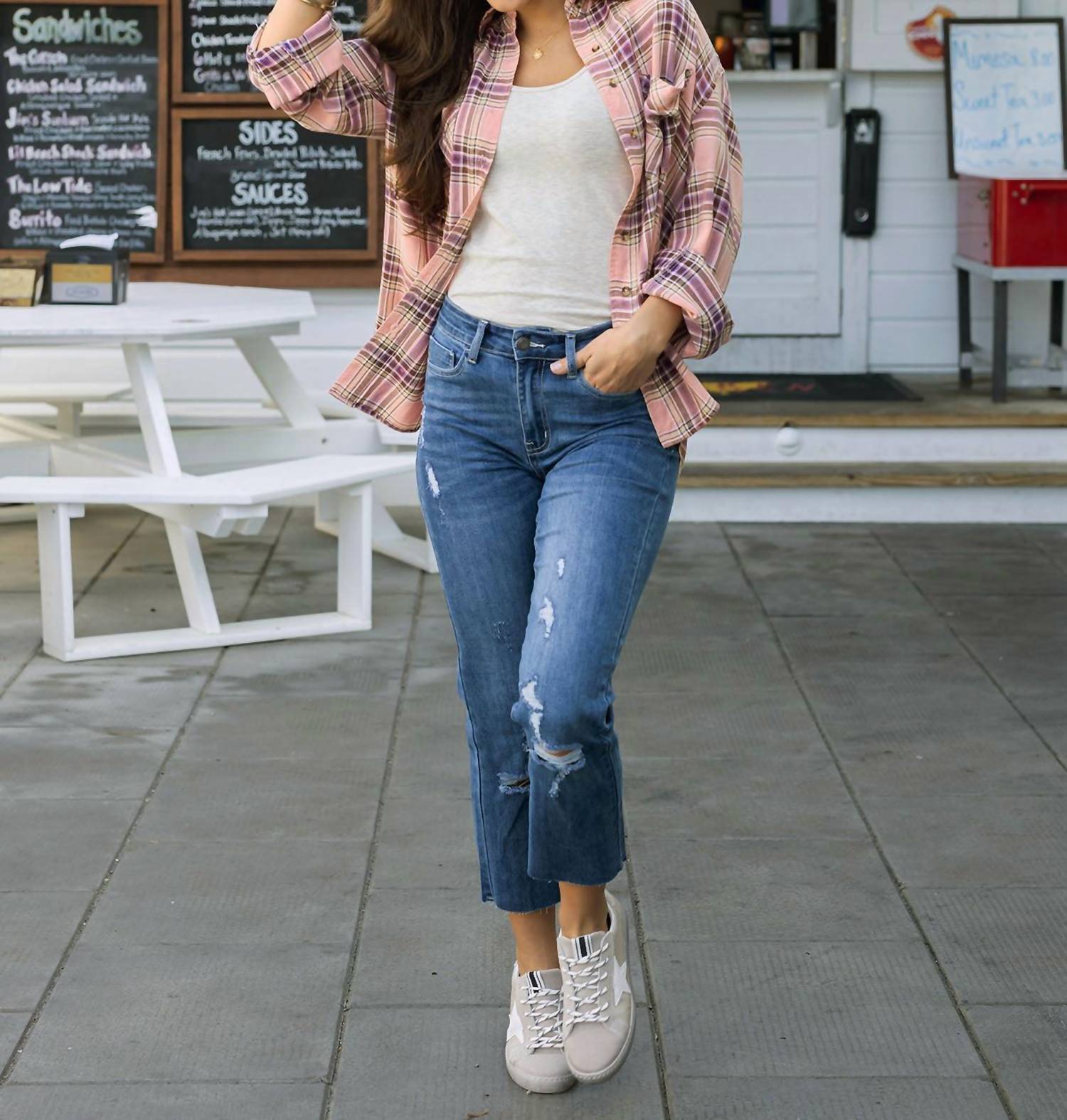 Grace And Lace - Mel’s Fave Straight Leg Cropped Jeans