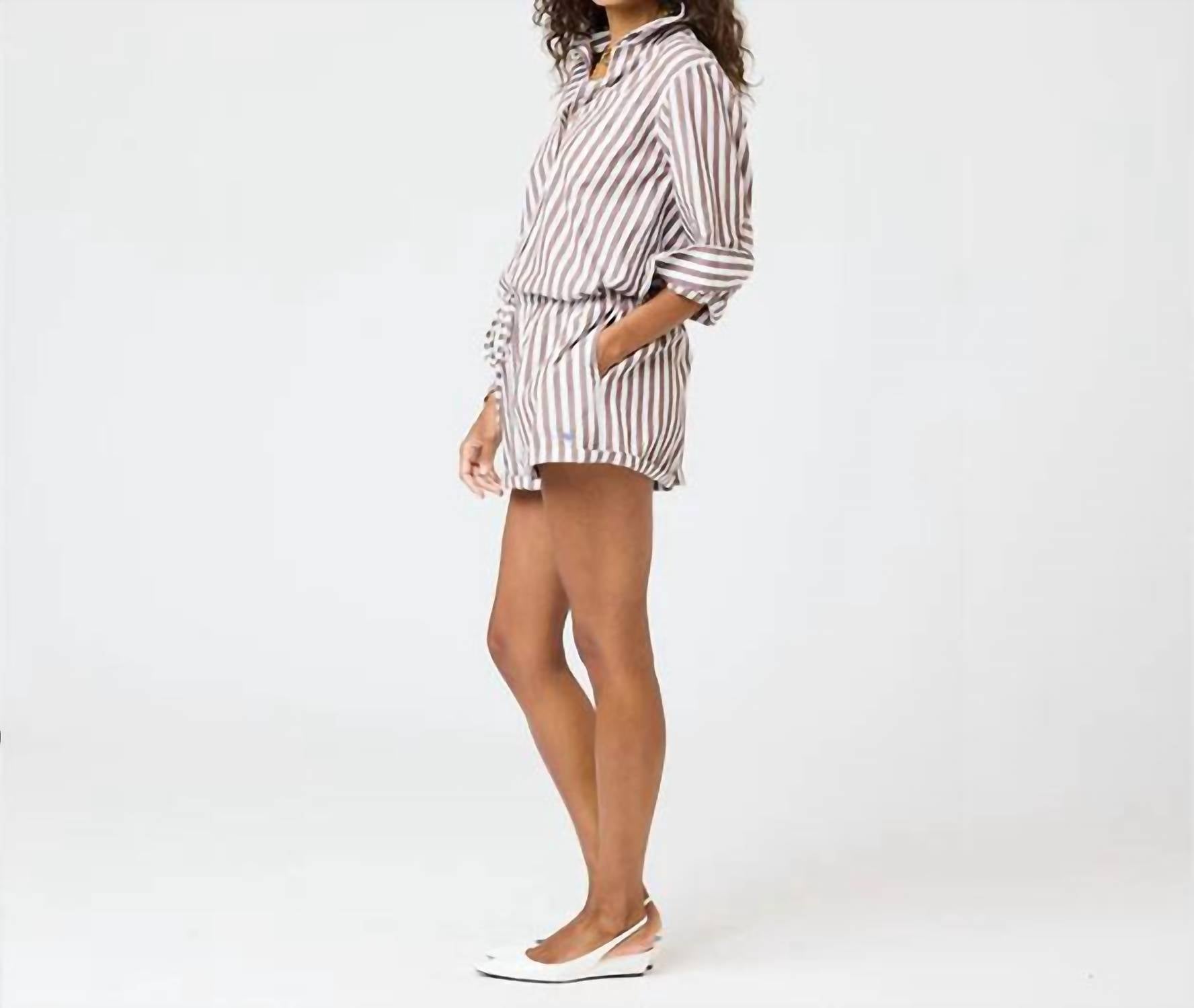 Kerri Rosenthal - Weekend Stripe Short