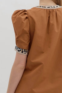Entro - Samara Bubble Sleeve Top