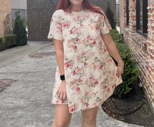 Entro - Blooming Meadow Lace Shift Dress