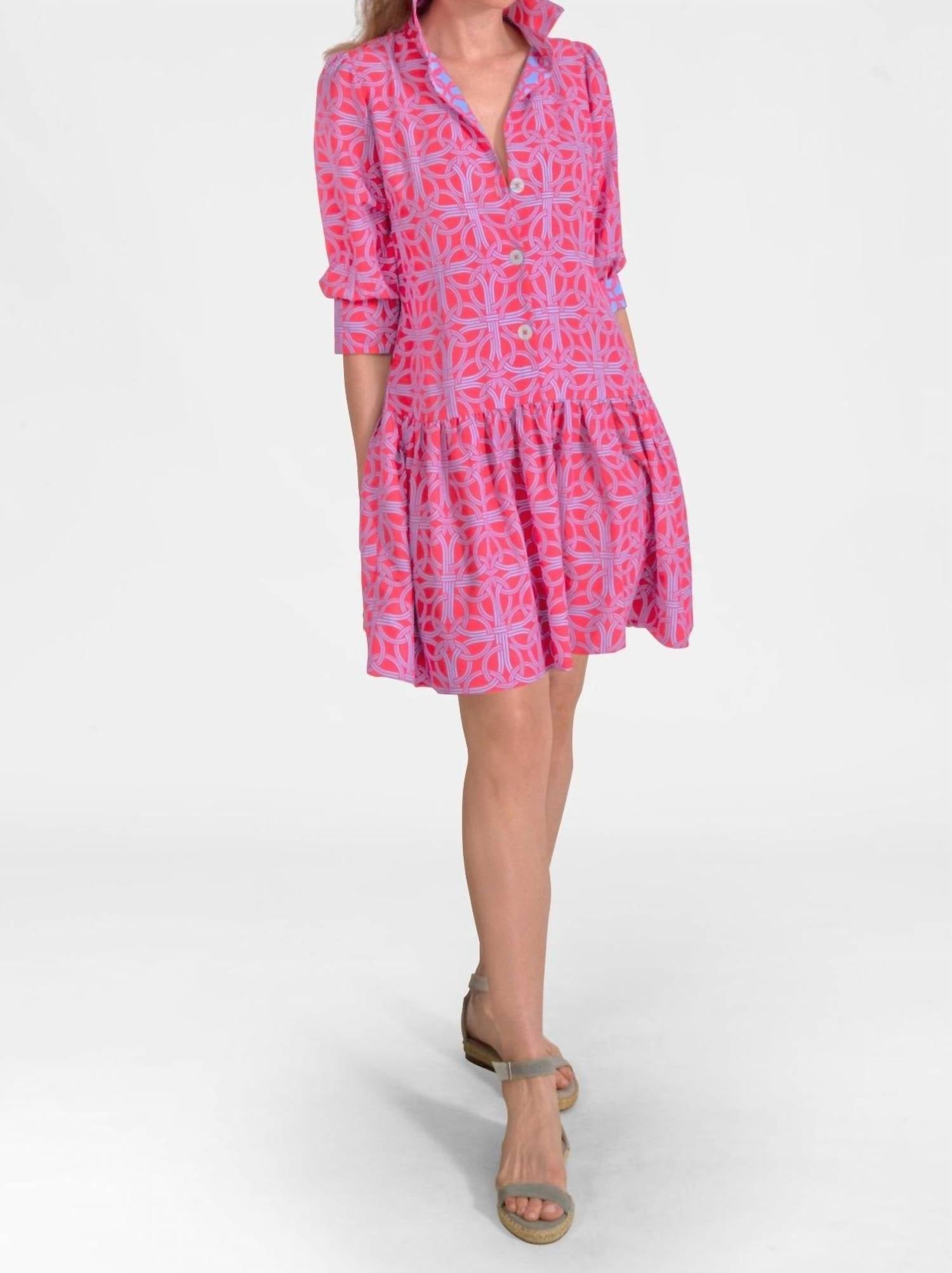 GRETCHEN SCOTT So Sweet Mini Dress in pink - women's dress - view 4