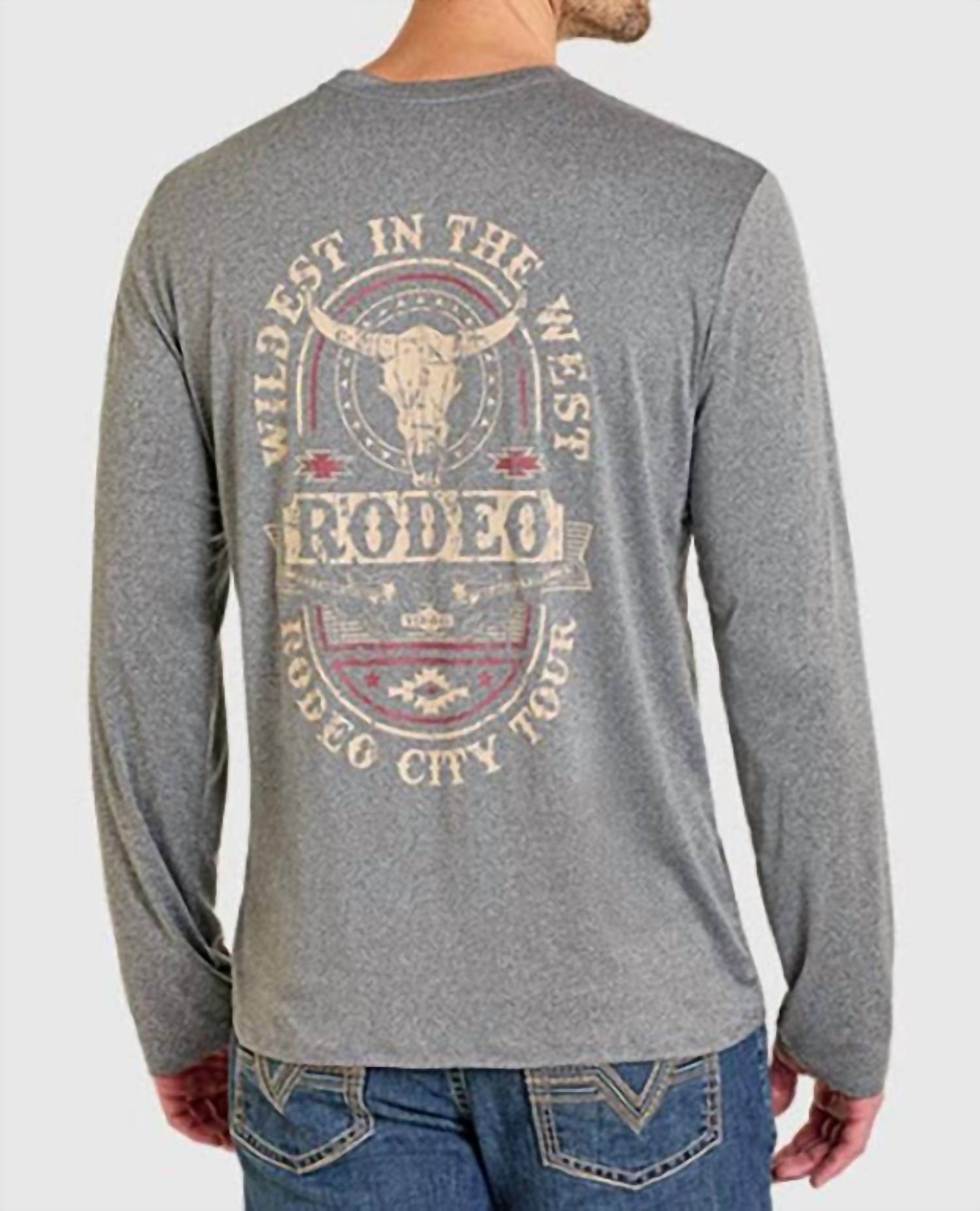 Rock & Roll Denim - Men's Performance Long Sleeve Graphic Top