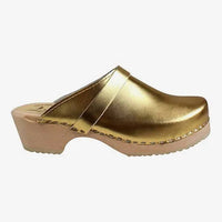 Cape Clogs - Girls Metallic Clogs