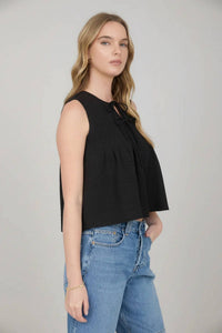 Blu Pepper - Zoey Pintuck Detail Sleeveless Top