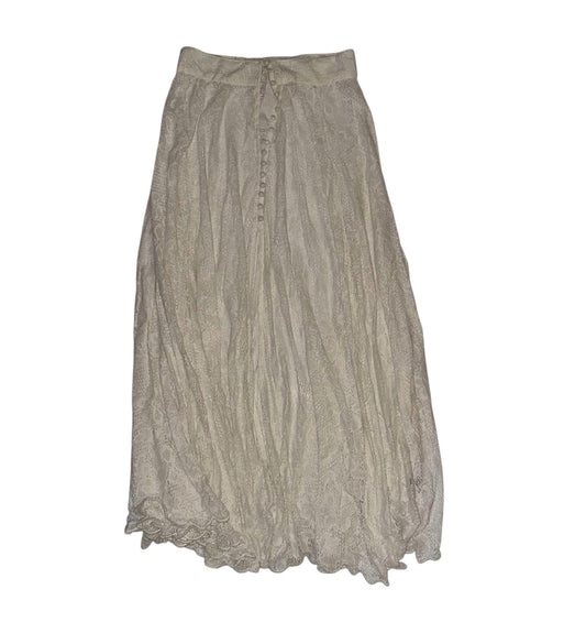 Z&L Europe - Women's Long Lace Button Up Skirt