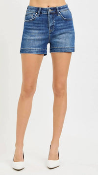 Risen - High Rise Side Slit Shorts