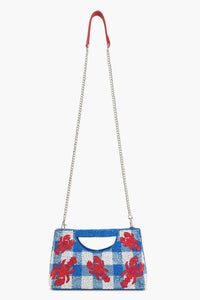 America & Beyond - Women's Coastal Claw Beaded Clutch