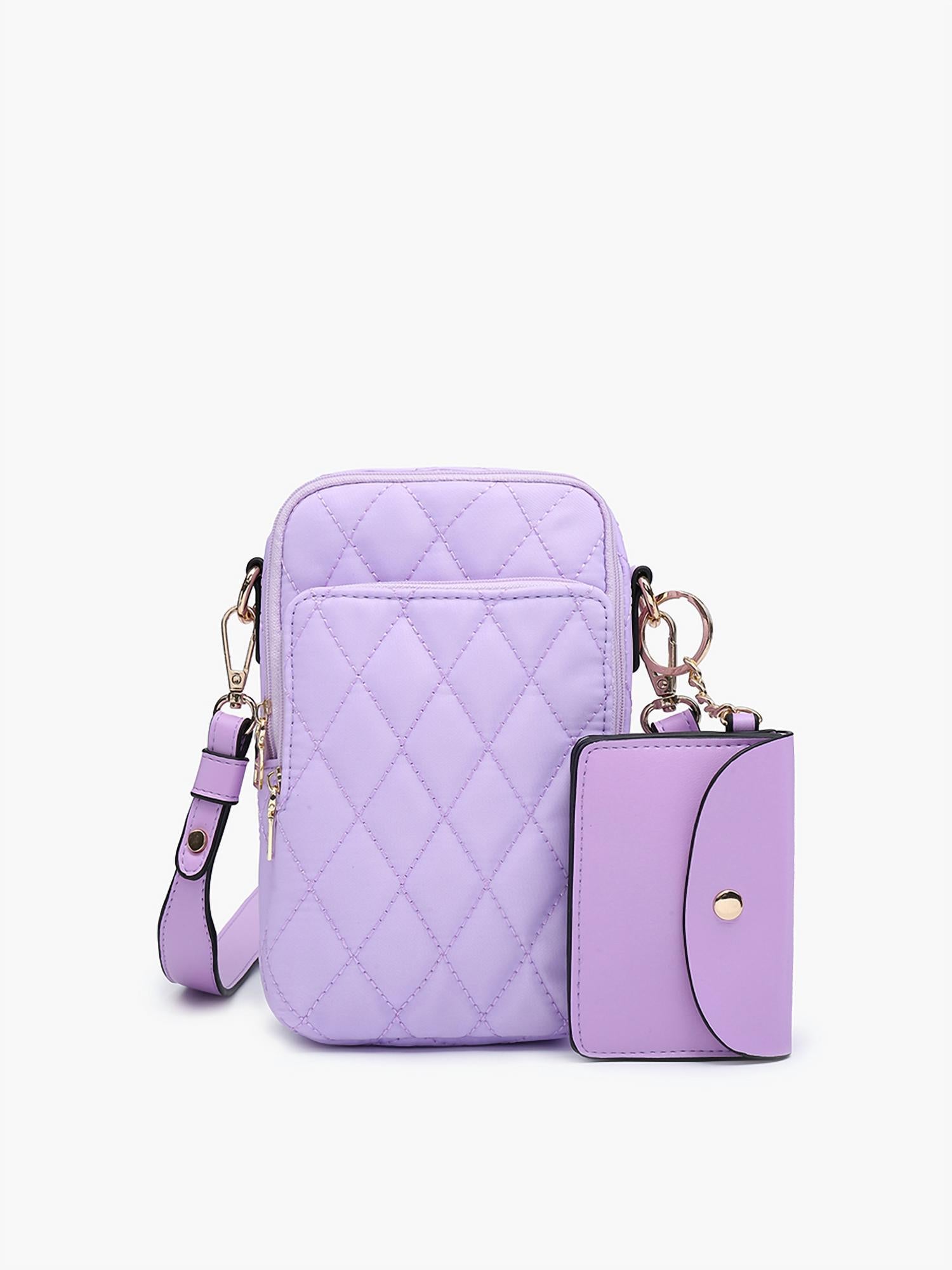 Jen & Co. - Women's Parker Vegan Quilted Crossbody Bag