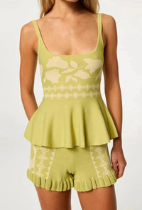 Misa Los Angeles - Lexi Floral Knit Shorts