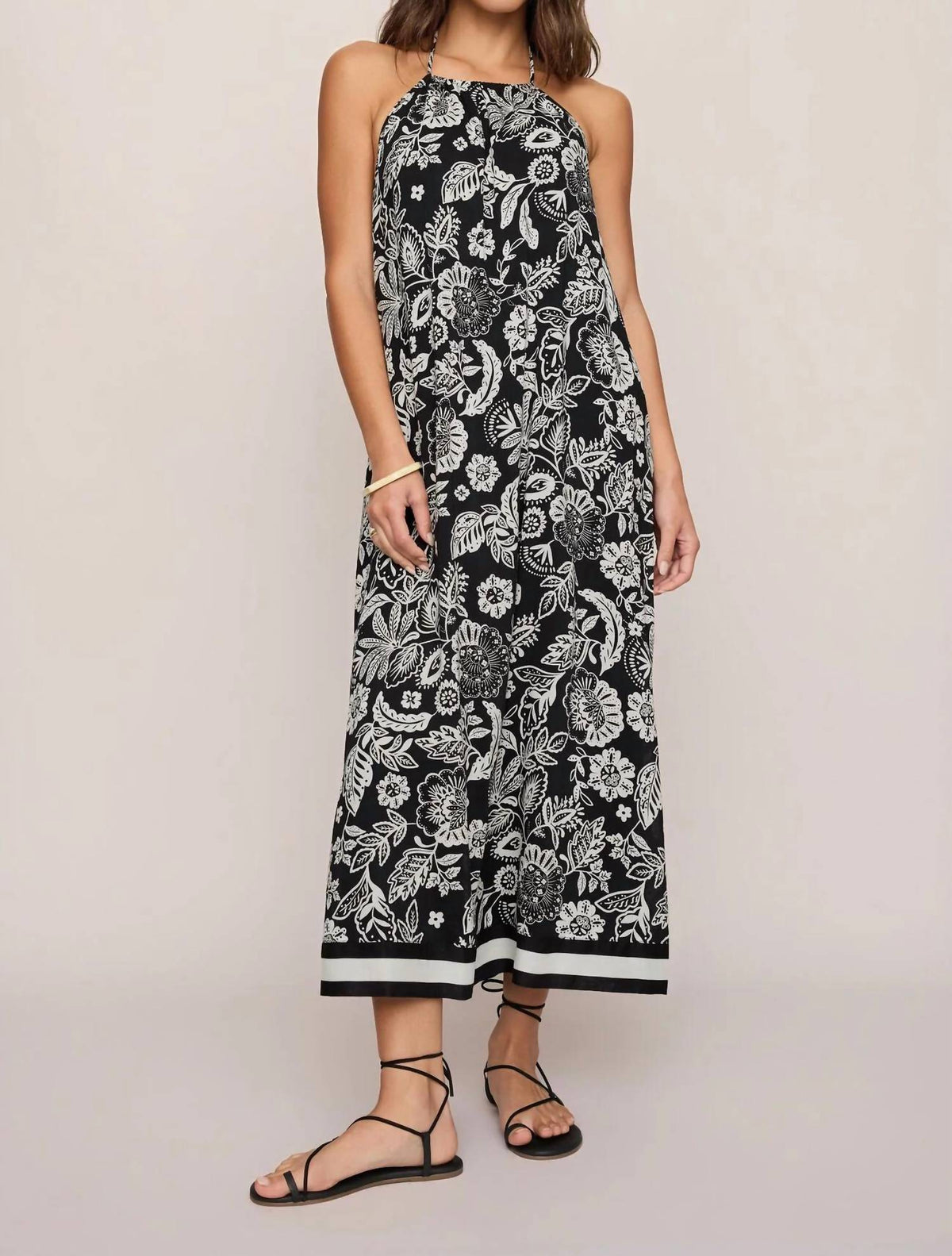Z Supply - Viento Luz Floral Halter Midi Dress