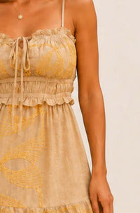 Mystery Resort - Sunlit Shores Mini Dress