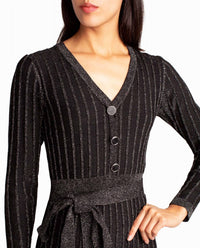 Nicole Miller - Knit Fit And Flare Valentina Dress