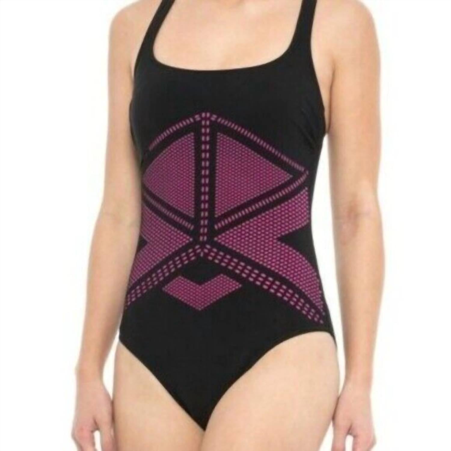 Free Sport By Gottex - Racerback One Piece Swimsuit