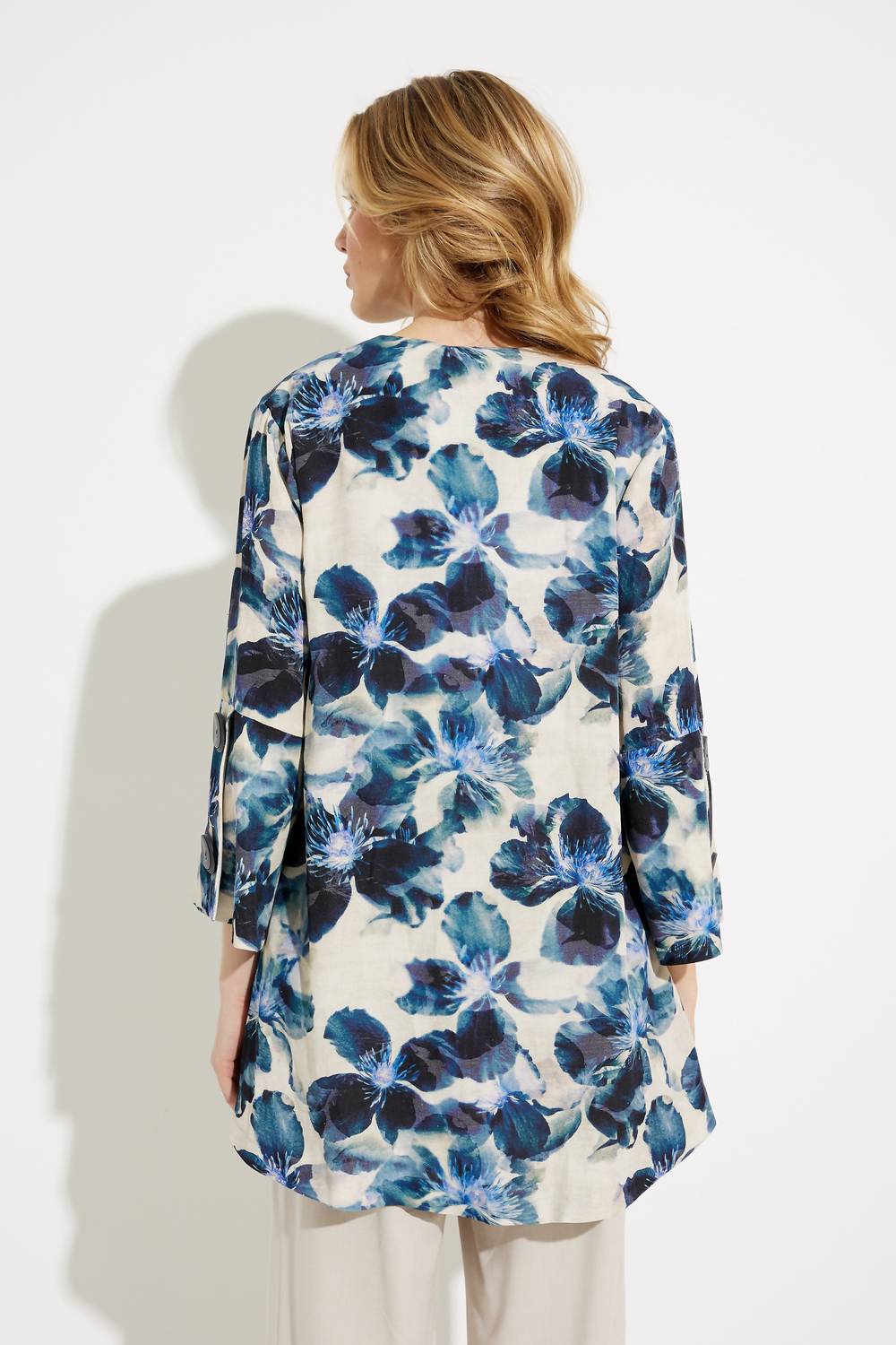 Joseph Ribkoff - Floral Linen Shirt
