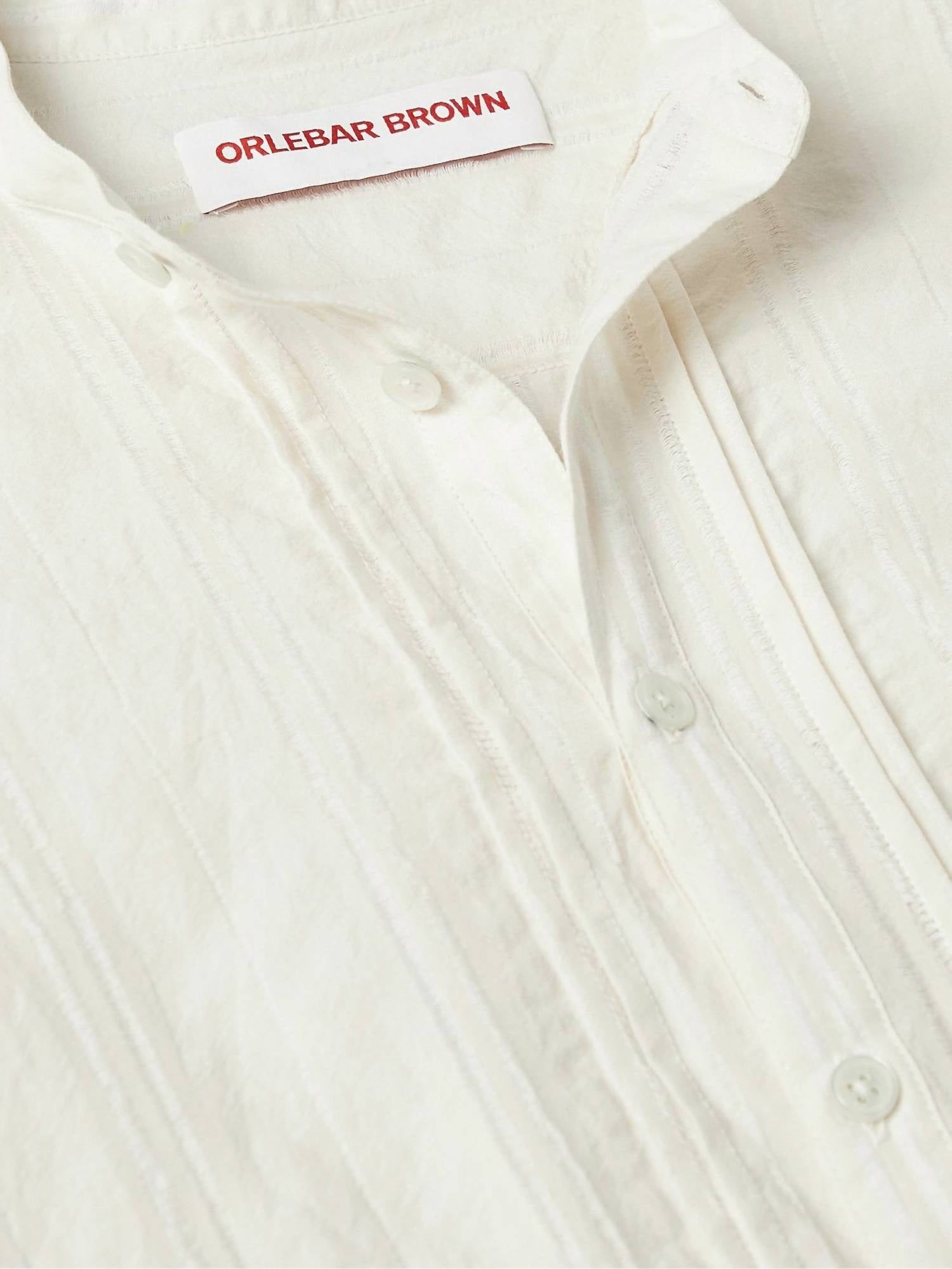 Orlebar Brown - Hemlock Grandad Collar Shirt