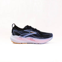 BROOKS Women's Glycerin 22 Shoes in black blue heron orange - women's shoe