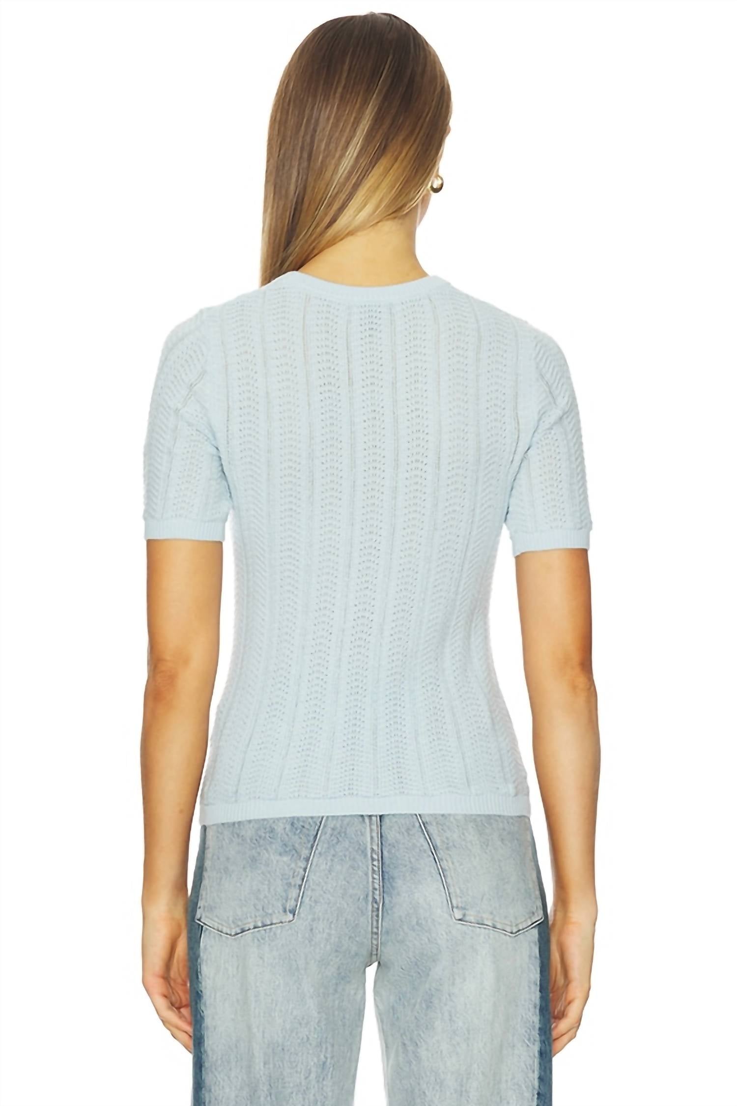 Rag & Bone - Francesca Short Sleeve Sweater