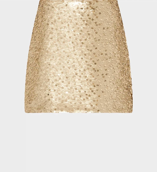 Milly - Women's Modern Mini Dot Sequin Skirt