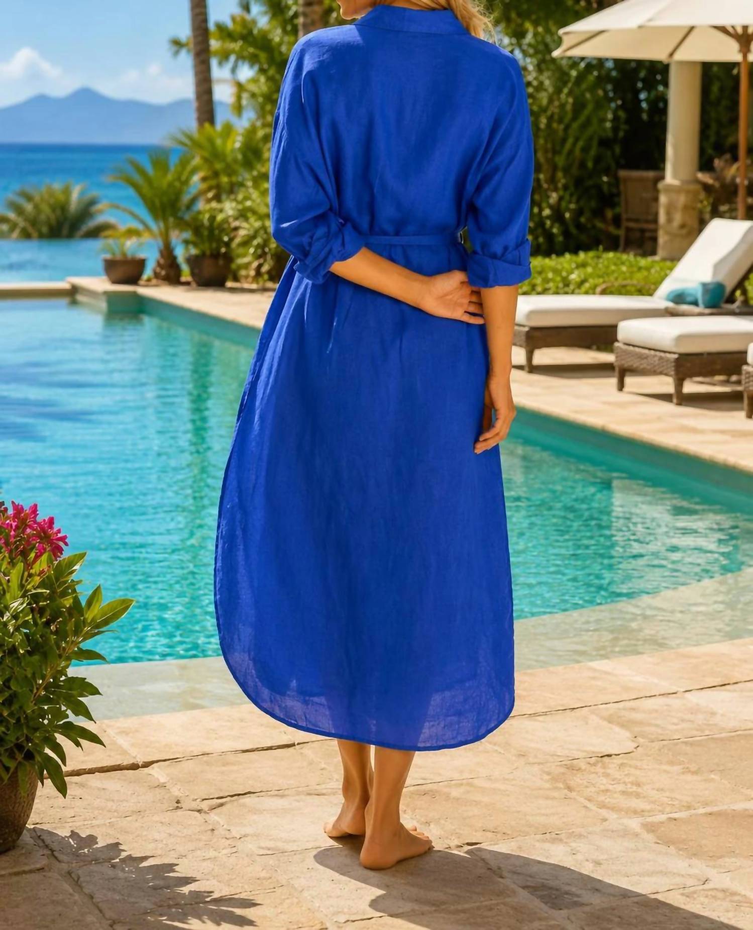 Elan - Maxi Shirt Dress