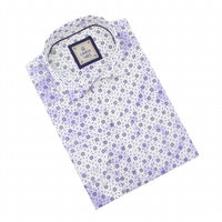 Eight X - Floral Print Linen Shirt