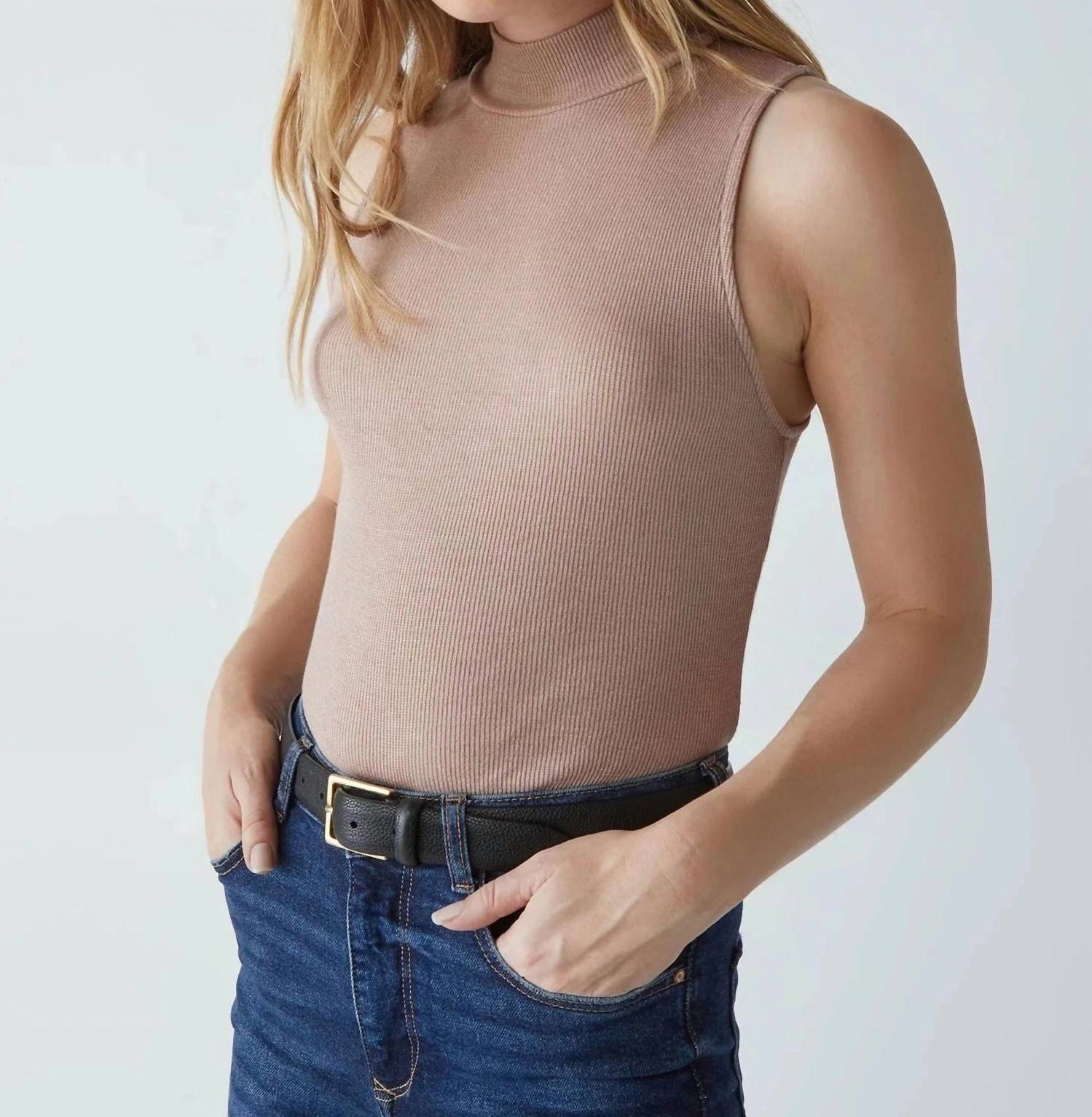 Michael Stars - Lino Mock Neck Tank Top